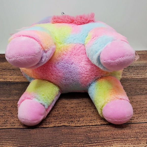 Kellytoy Plush Llama Be Your Valentine Tie Dye Neon Gift 16" Pink Purple Orange - Picture 6 of 8
